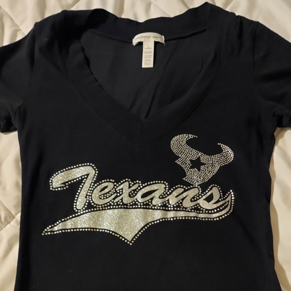 Texans bling shirt